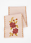 Knitted scarf rosewood tales, reveal roses, Accessoires, White