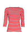 logo stripe 3/4 sleeve, summer red stripes, Shirts, Rot
