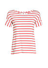 logo stripe t-shirt, summer breeze stripes, Shirts, Weiß