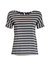 logo stripe t-shirt, summer night stripes, Shirts, Grey
