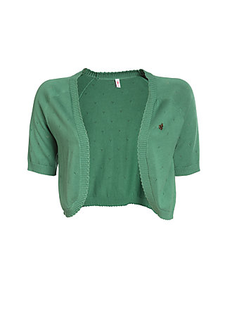 Summer Cardigan siesta sister, green dotty, Knitted Jumpers & Cardigans, Green