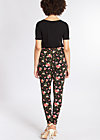 sunset lovers, french fleur, Trousers, Black