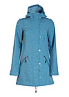 wild weather long anorak, little dots, Jackets & Coats, Blue