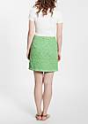 Mini Skirt subbotnik, fresh lot dots, Skirts, Green