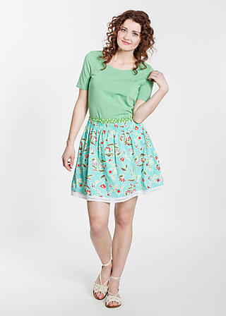 genossinnen, floral promotion, Skirts, Turquoise