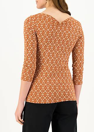 Top gracious twist, rusty heartheat, Tops, Brown