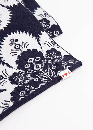 Knitted scarf bohemian tales, carpet maritime, Accessoires, Blue