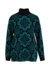 Turtleneck Jumper magic carpet, carpet candy, Knitted Jumpers & Cardigans, Turquoise