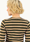 Shirt breton heart, forest night stripes, Shirts, Braun