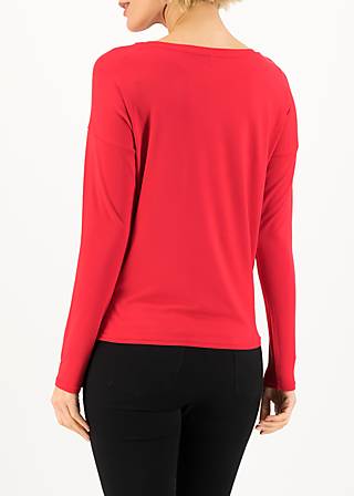 Longsleeve logo flow slow longsie, beloved red, Shirts, Rot