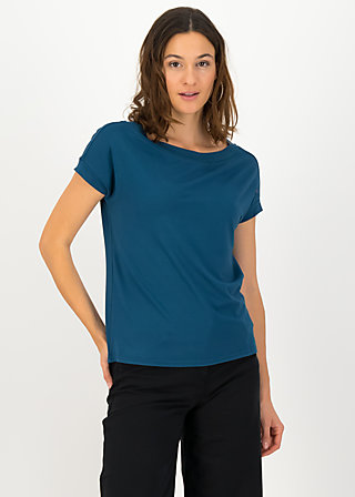 logo flowgirl tee, harbor blue, Shirts, Turquoise