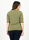 Shirt logo stripe halfsleeve, stripe of nature, Shirts, Grün