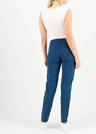H&uuml;fthose Mid Waist Slim, wild sea blue, Hosen, Blau