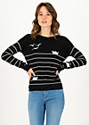 Knitted Jumper sea promenade, black classic, Knitted Jumpers & Cardigans, Black
