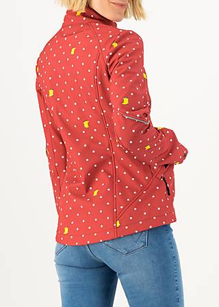 Soft Shell Jacket wanderlust turtle, wellington boots, Jackets & Coats, Red