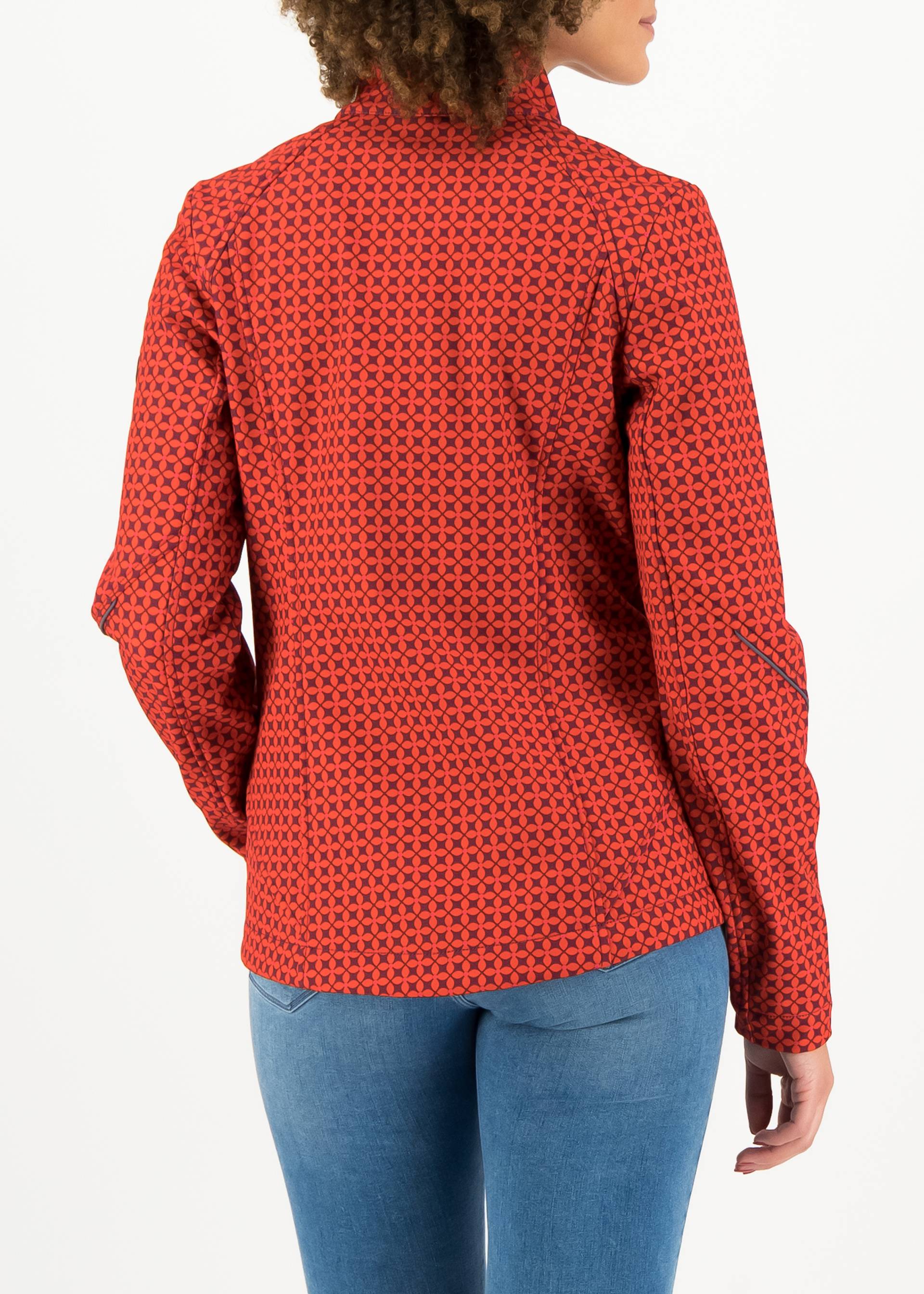 Softshelljacke wanderlust turtle, red stars, Jacken & Mäntel, Rot