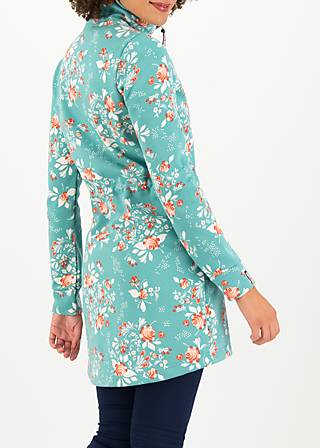 Fleece Jacket witch of the west, singing in the spring, Jackets & Coats, Turquoise