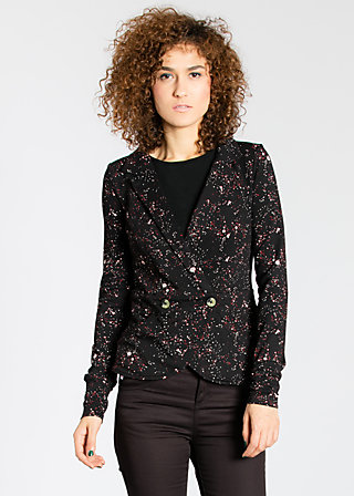 eclectic cuckoo cardy, space safari, Knitted Jumpers & Cardigans, Black