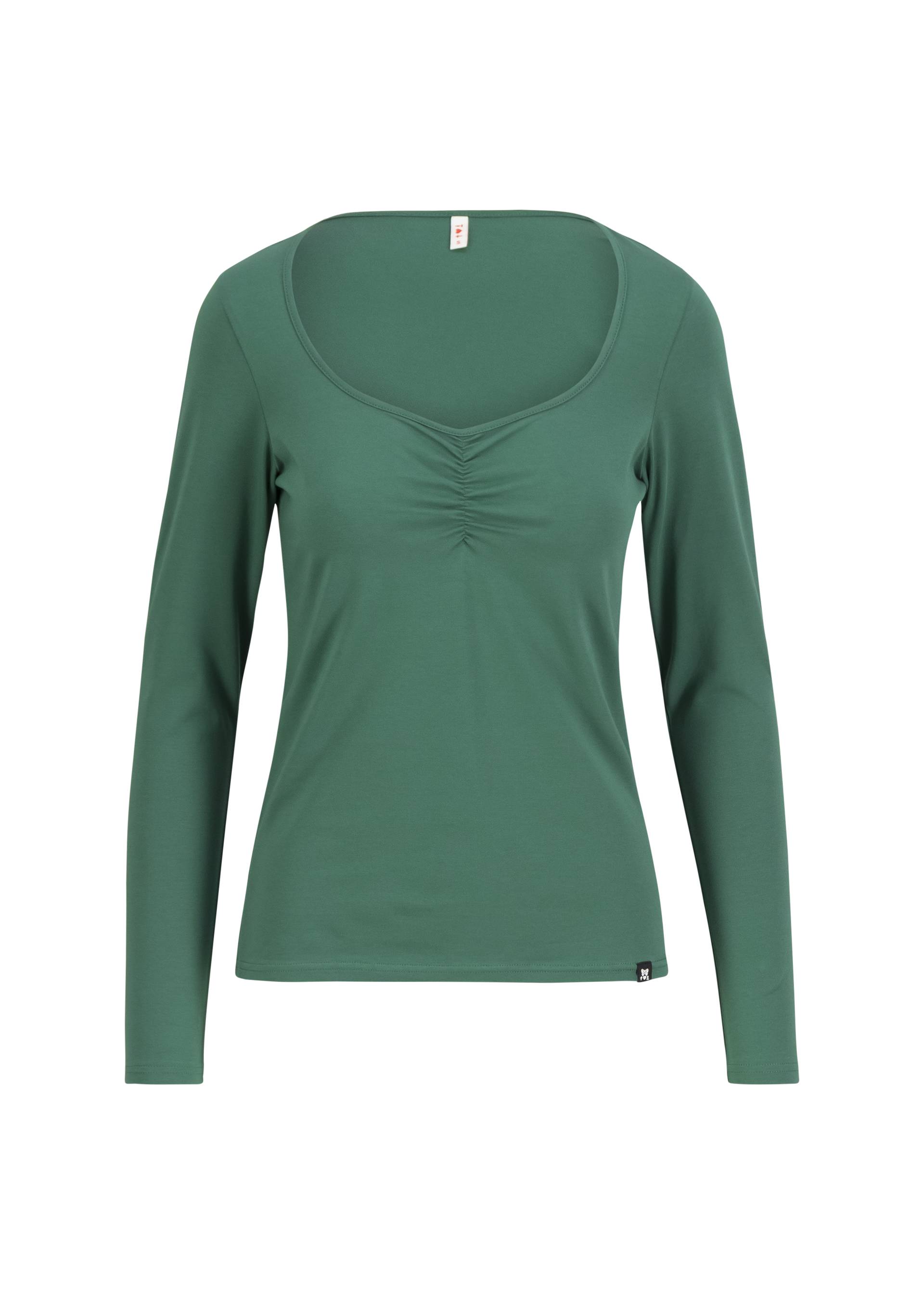Jerseyshirt Balconnet Féminin, forest bouquet green, Shirts, Grün