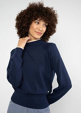 Knitted Jumper Delicious Minds, knitty kitty blue, Knitted Jumpers, Blue