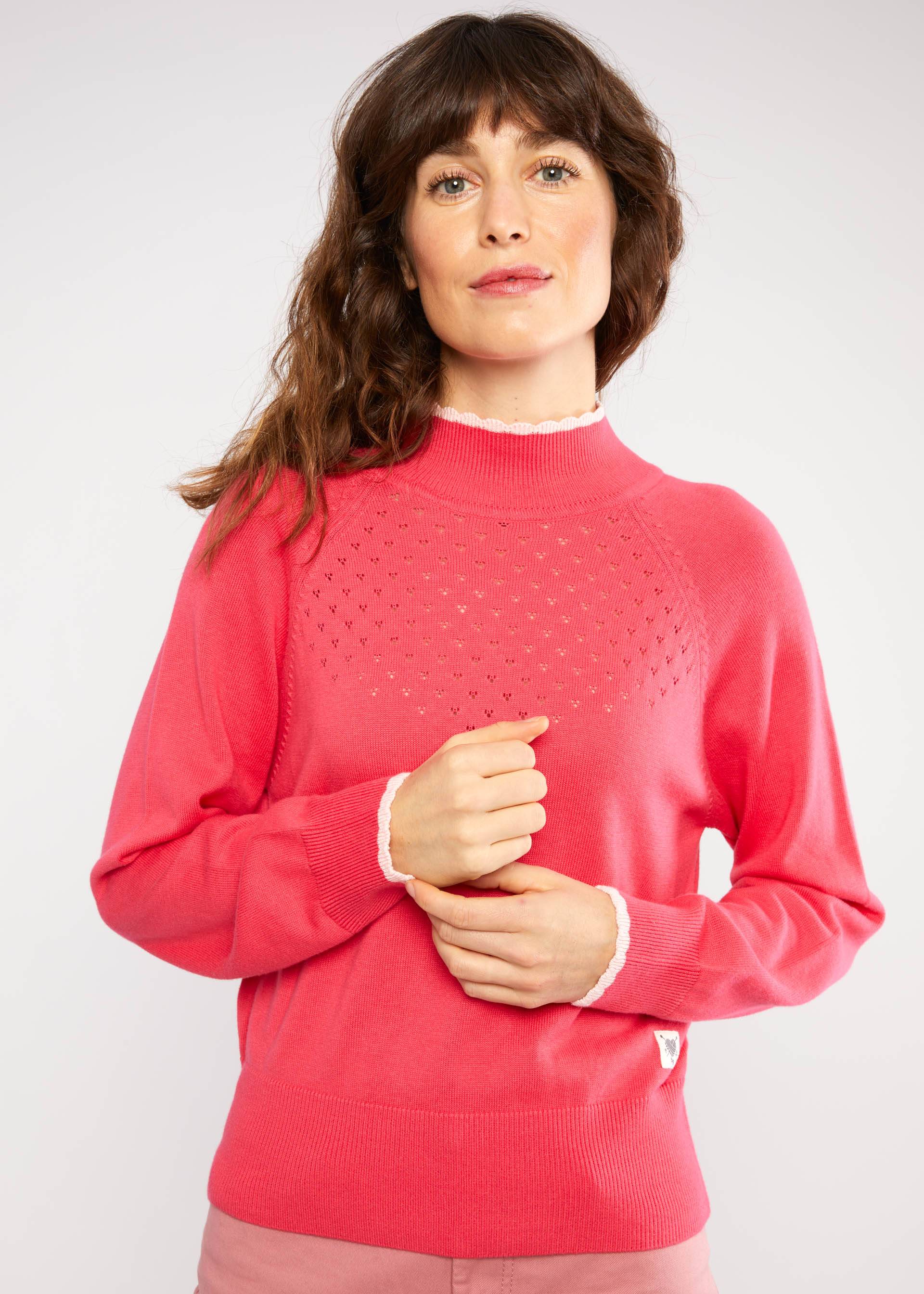 Strickpullover Delicious Minds, firefly pink, Strickpullover, Rosa