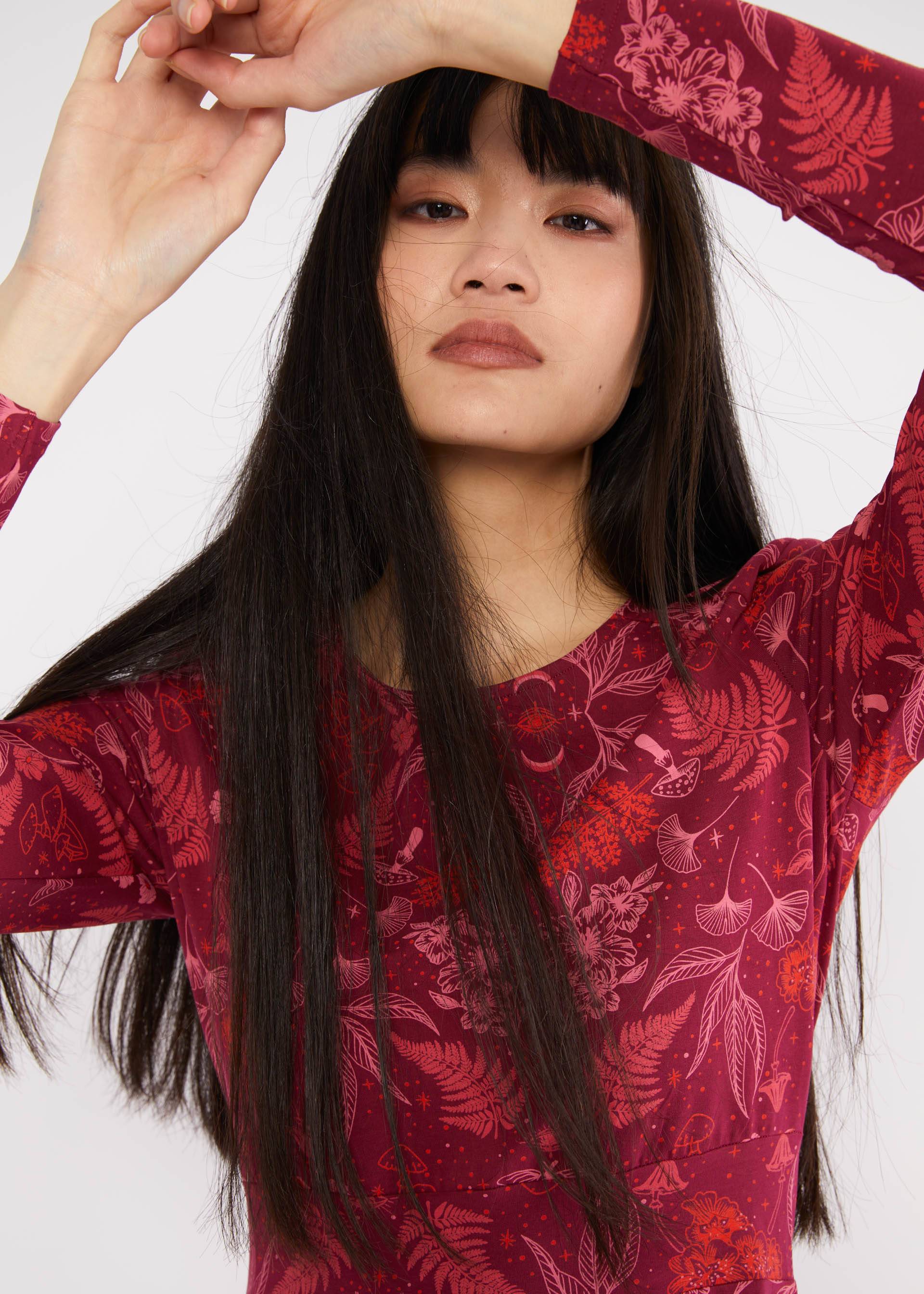 Jerseykleid Hootchy Kootchy Petite, botanical fairytale, Kleider, Rot