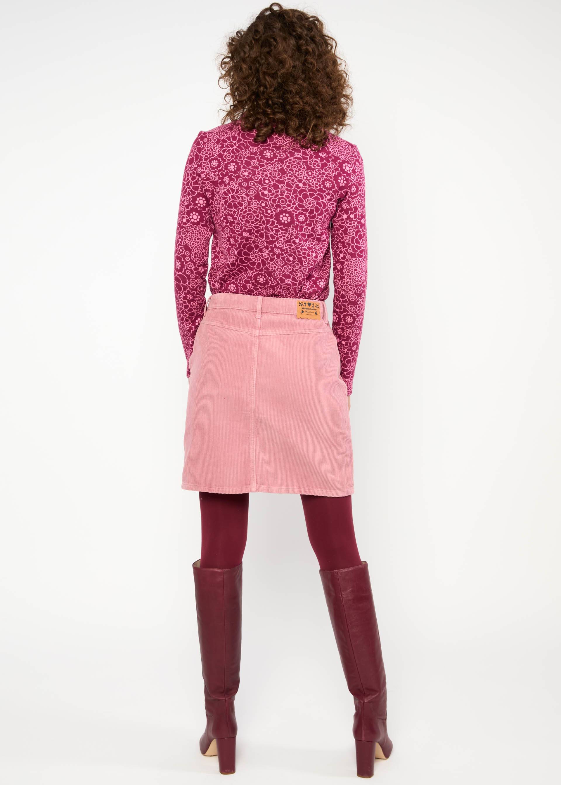 Cordrock The Corduroyal, rosy corduroy, Röcke, Rosa