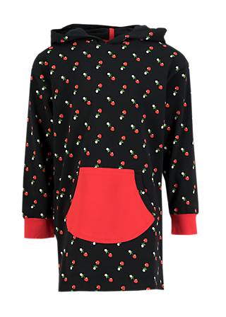 Kids' Jumper summercamp longster, mon cherry, Kids, Black