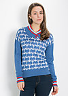 bleib troyer, pull the anchor, Strickpullover & Cardigans, Blau