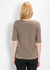 logo shortsleeve u-shirt, maroon mushroom, Shirts, Braun