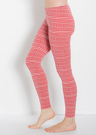 sailors knot knit, red lighthouse, Leggings, Red