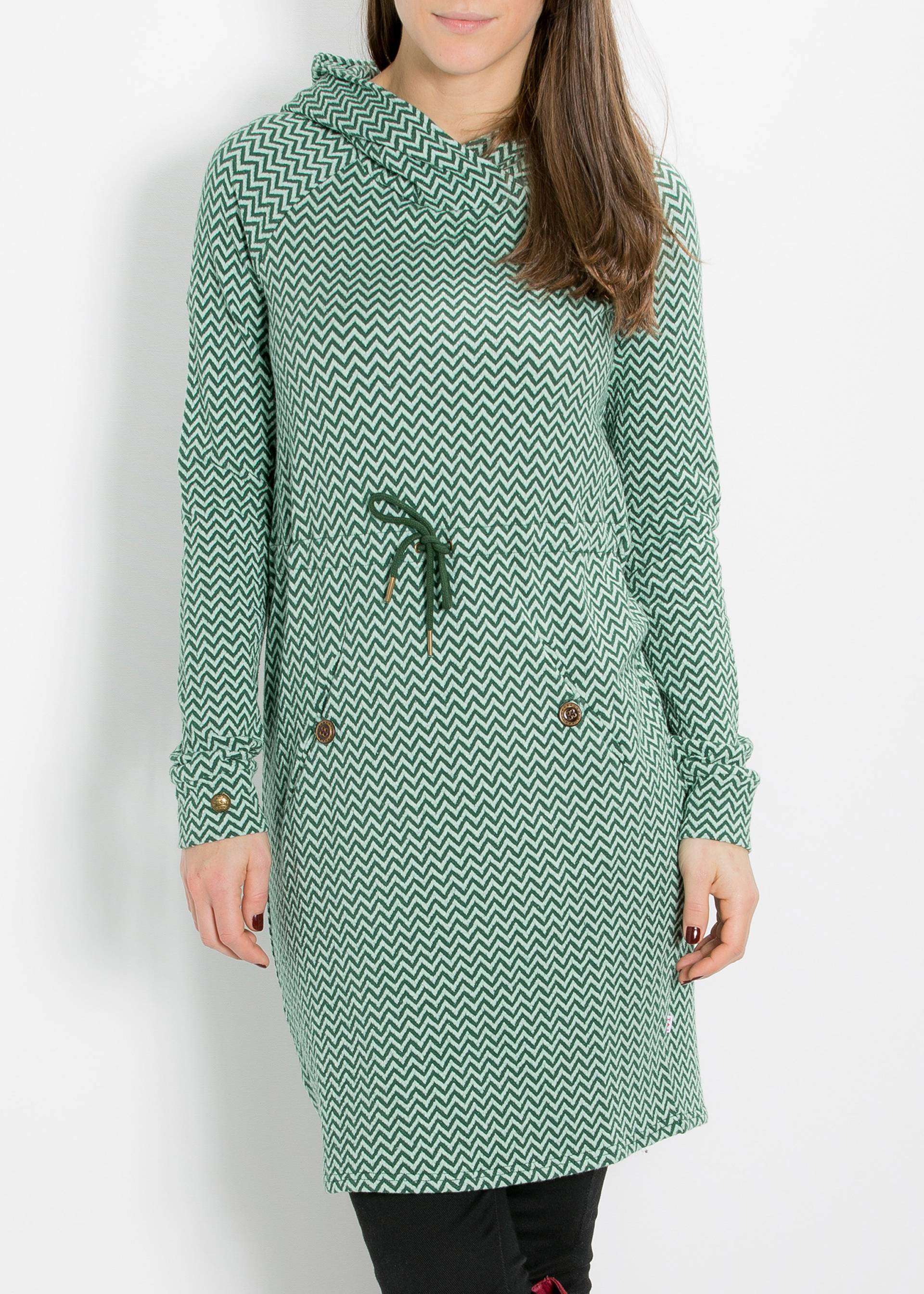 Autumn Dress ciao djellabella, landscape waves, Sweatshirts & Hoodies, Green