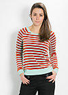 luftstrom, saturn stripes, Sweatshirts & Hoodies, Grün