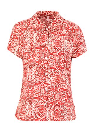 Summer blouse chou chou ch&eacute;rie, voulez vous schaduw, Blouses & Tunics, Red
