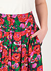 Midi Skirt fruits of the garden, hot house, Skirts, Purple