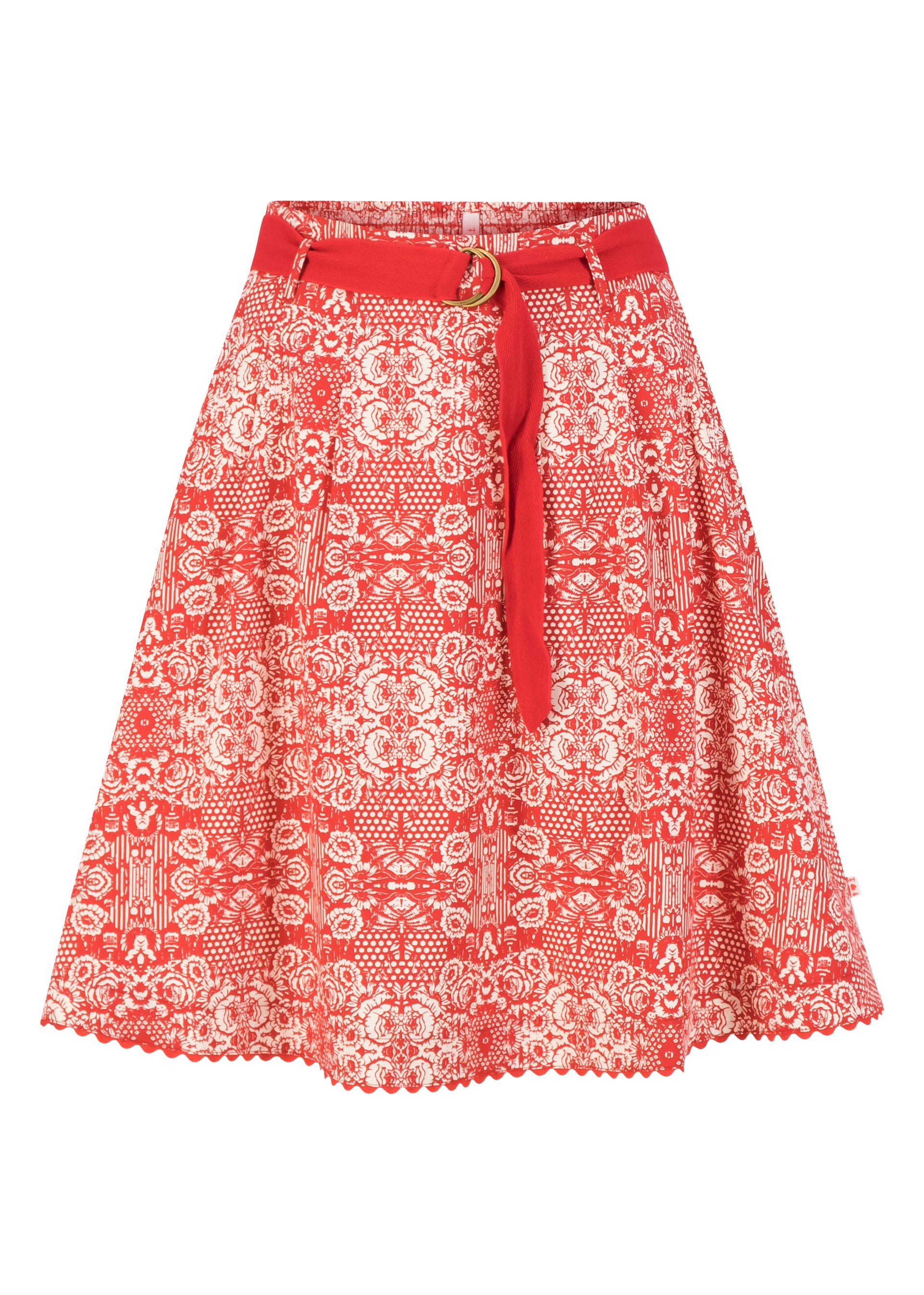 Sommerrock hello love, voulez vous schaduw, Röcke, Rot