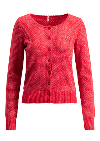 Cardigan ladyklappe, christmas red, Strickpullover & Cardigans, Rot