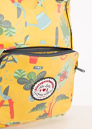 Rucksack lovepack, let love grow, Accessoires, Gelb