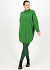 Oversized Dress straight n easy turtle, green classic, Dresses, Green