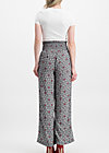 lets do the flatter, infinity rose , Trousers, Black