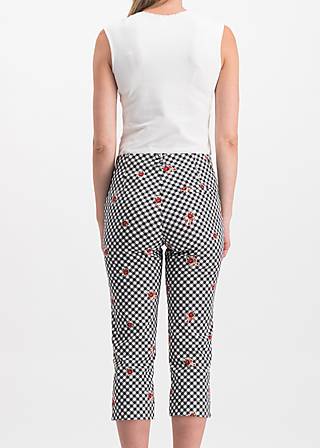 Summer Pants palatschinken picknick, black forest vichy, Trousers, Black