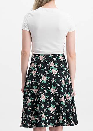 Sommerrock sei vogelfrei, foxy flower , Röcke, Schwarz