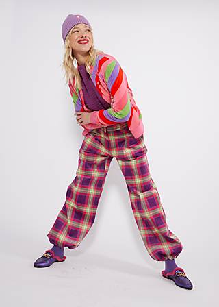 Cordhose Deedericksbockers, check on me, Hosen, Lila