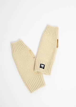 Handwarmers Hand on Heart, old library white, Accessoires, White