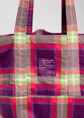 Handbag Heather Glen Foldable Bag, check on me, Accessoires, Purple