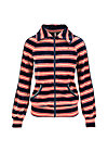 Soft Shell Jacket charming turtle, ski stripe, Zip jackets, Blue