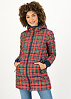 Quilted Jacket luft und liebe, winter check, Jackets & Coats, Red