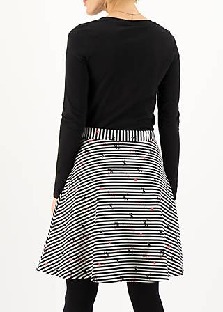 Circle Skirt supercalifragil, spin the stripes, Skirts, Black