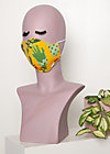 community mask (1 pcs), let love grow, Gelb