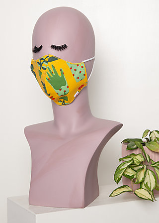 community mask (1 pcs), let love grow, Yellow